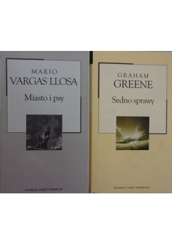 Sedno sprawy, Miasto i psy. Zestaw 2 ksiązek