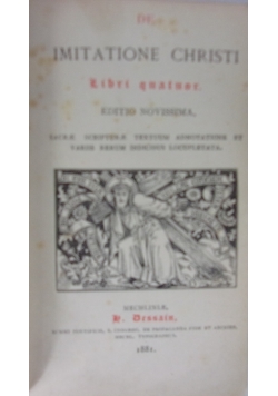 De Imitatione Christi, 1881r.