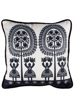Poszewka - kurpiowska 45 cm FOLKSTAR