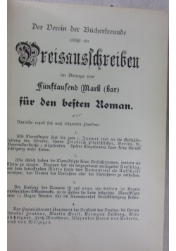 Preisausschreiben im Betrage von funftausend Mark , 1892 r.