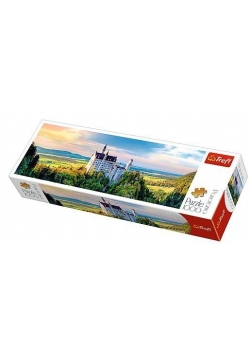 Puzzle 1000 Panorama - Zamek Neuschwanstein TREFL