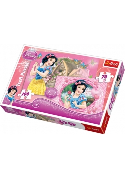 Puzzle 2w1 Księżniczki W oczekiwaniu na księcia
