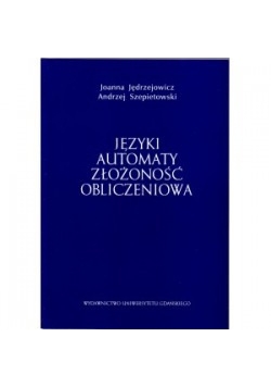 Języki automaty złożoność obliczenia