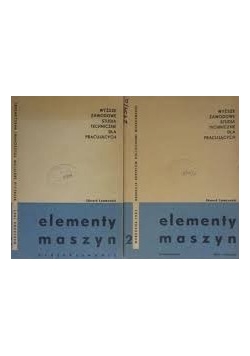 Elementy maszyn część od 1 do 2