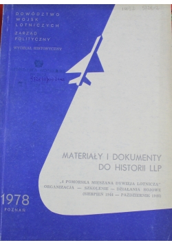 Materiały i dokumenty do historii LLP