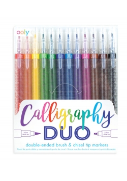 Flamastry z dwiema końcówkami Calligraphy Duo