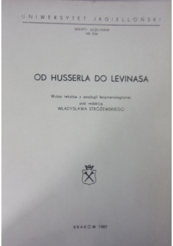 Od Husserla do Livinasa