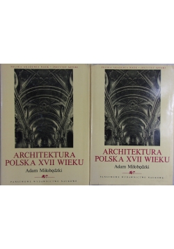 Architektura polska XVII wieku Zestaw dwóch książek