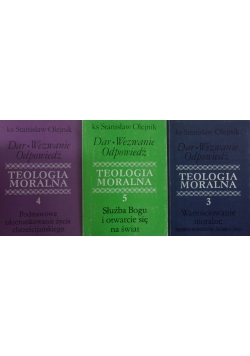 Teologia moralna tom III,IV,VI