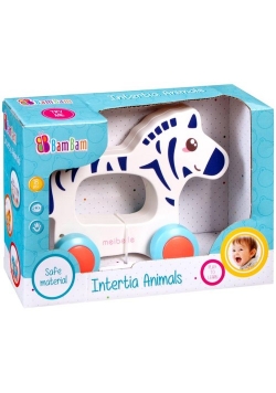 Bam Bam Zebra na kółkach
