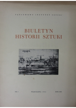 Biuletyn historii sztuki nr. 3