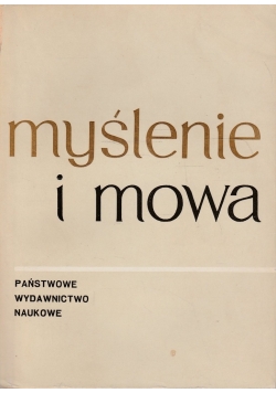 Myślenie i mowa