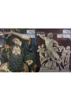 Muzea Świata. Muzea Watykanu / Muzea Krakowa. Zestaw dwóch książek.