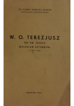 W.O. Terezjusz od św.Józefa,1939r.