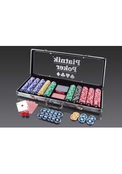 Piatnik Poker Alu-Case - 500 żetonów 14g PIATNIK