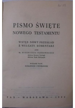 Pismo Święte Nowego Testamentu