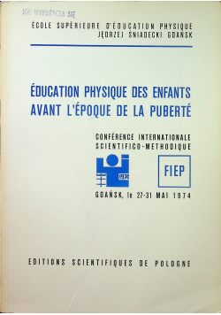 Education physique des enfants avant lepoque de la puberte