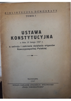 Ustawa konstytucyjna o ustroju i zakresie działania organów Rzeczypospolitej Polskiej, 1947 r.