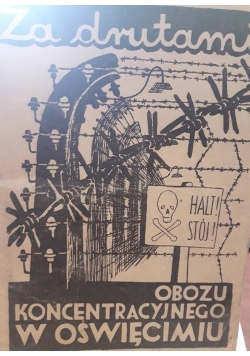 Za drutami obozu koncentracyjnego w Oświęcimiu , 1945 r.
