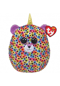 Squish-a-Boos Giselle wielokolorowy leopard 22cm