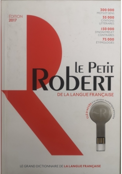Petit Robert 2017 słownik i wersja elektroniczna