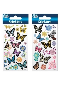 Naklejki Sticker BOO motyle i kwiaty