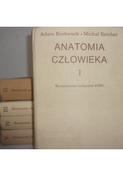 Anatomia człowieka ,Zestaw 5 książek