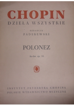 Chopin dzieła wszystkie. Polonez A-dur op. 40 nr 1