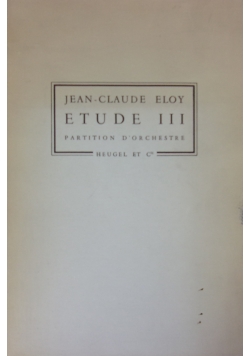 Etude III