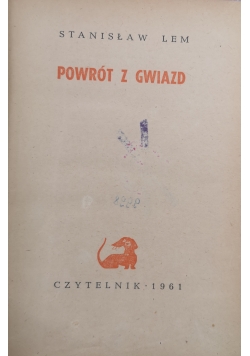 Powrót z gwiazd, 1 wydanie