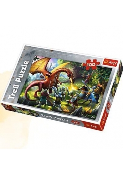 Puzzle 100 Spotkanie ze smokiem TREFL