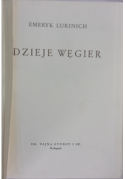 Dzieje Węgier w szkicach biograficznych