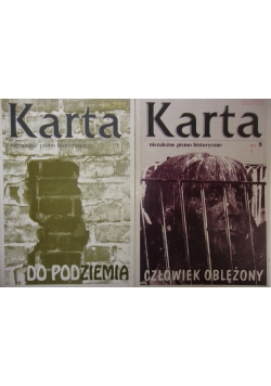 Karta, nr 8 i 9