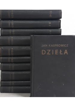 Dzieła Kasprowicza 1930 r. Zestaw 11 książek