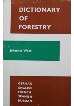 Dictionary of forestry