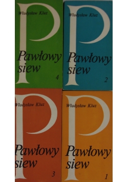 Pawłowy siew część 1-4 , zestaw 4 książek