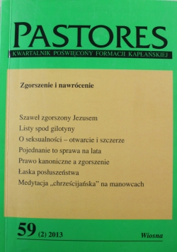 Pastores kwartalnik poświęcony formacji kapłańskiej  59