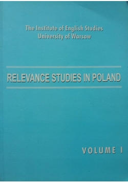 Relevance studies in Poland, volume 1