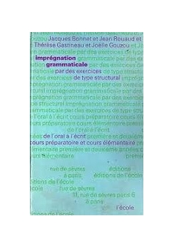 Impregnation grammaticale