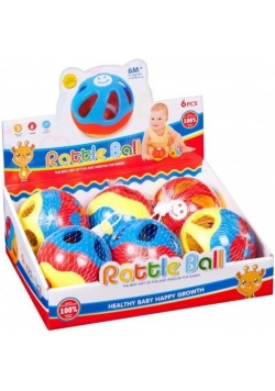 Kula z grzechotką 9cm