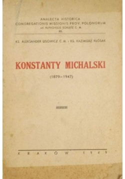 Konstanty Michalski 1949 r