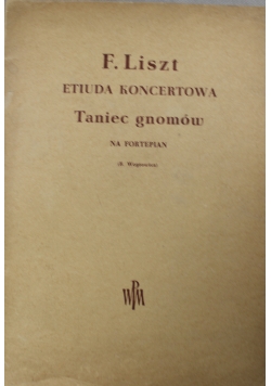 Etiuda koncertowa Taniec gnomów na fortepian