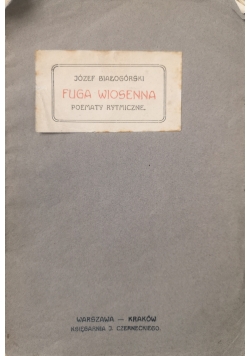 Fuga wiosenna 1922 r.