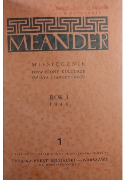 Meander 1946 r. 10 zeszytów