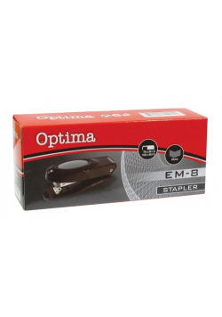 Zszywacz czarny Optima 24/6