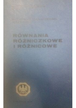 Równania różniczkowe i różnicowe