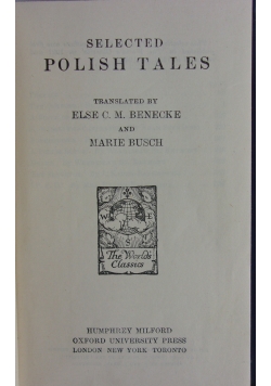 Selected polish tales
