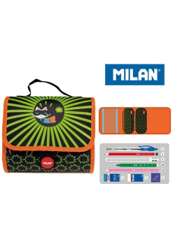 Multipiórnik MILAN z 2 piórnikami SUPER HEROES czarny
