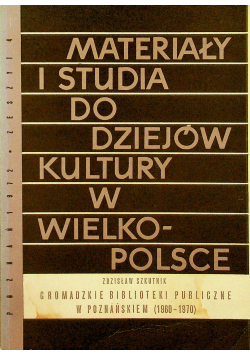 Gromadzkie biblioteki publiczne w Poznańskiem