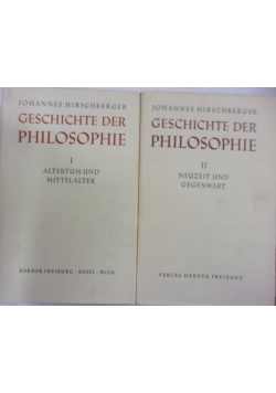 Geschichte der Philosophie tom 1 i 2